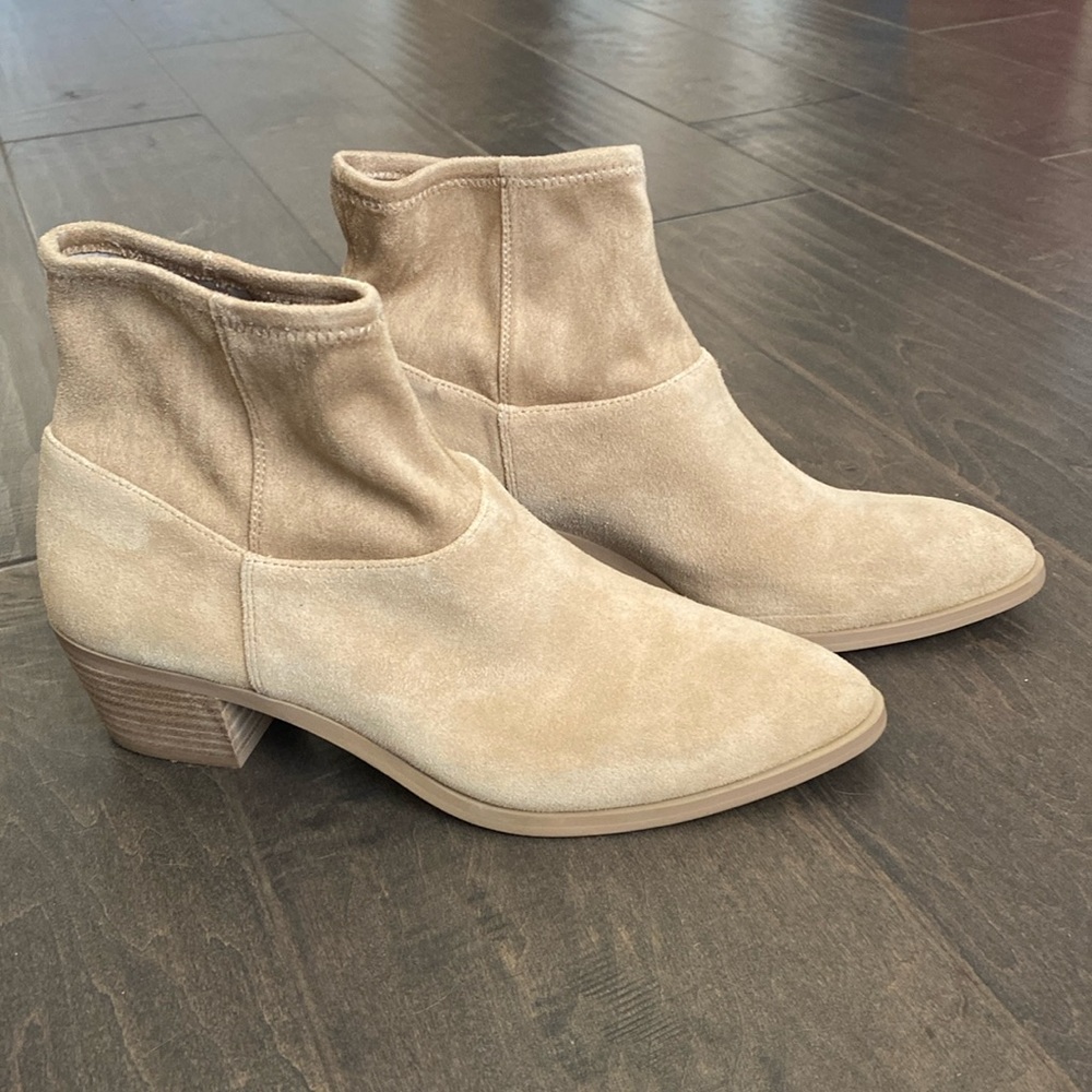 Sole Society Suede Ankle Booties.